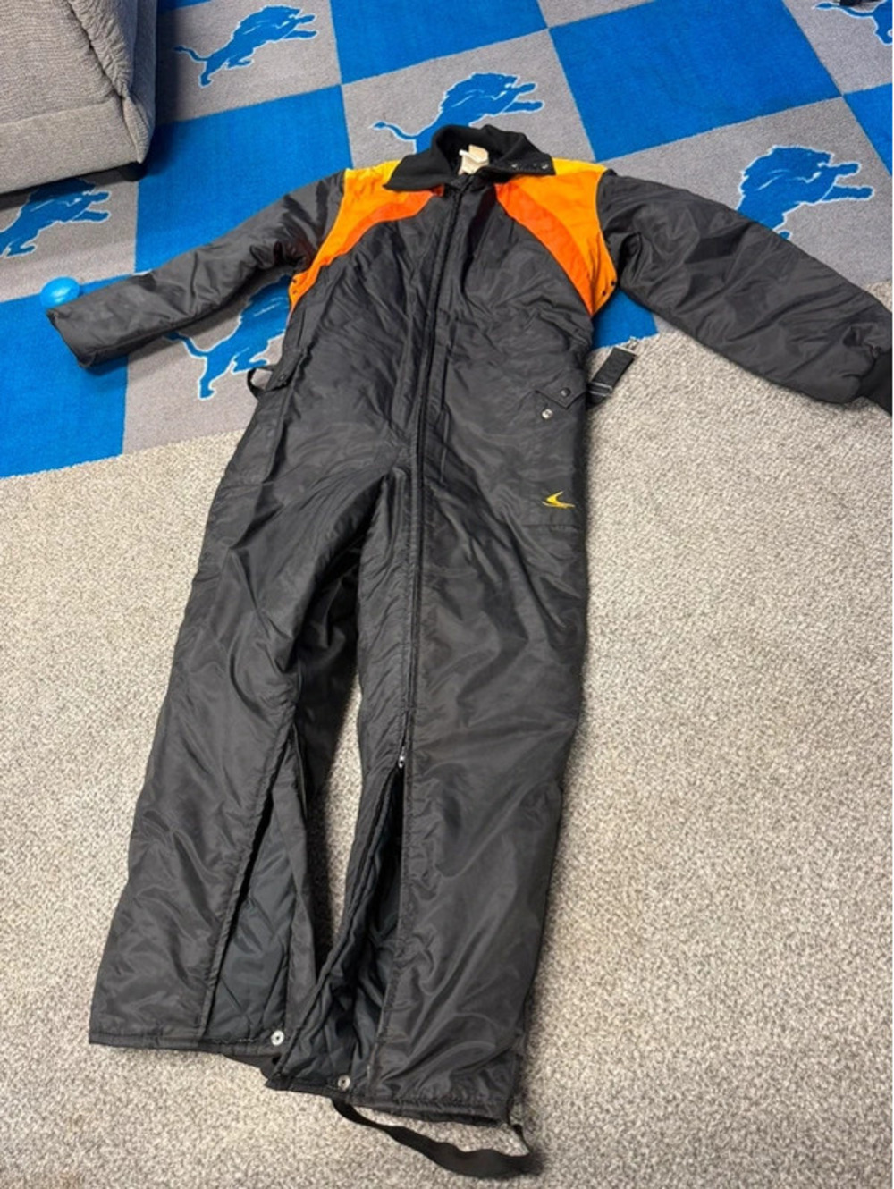 Vintage Bombardier Sportswear Mens Large Vagabond Snowmobile Suit One Piece